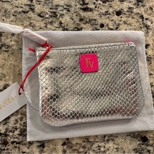 Nwt’s Frances Valentine leather small pouch case